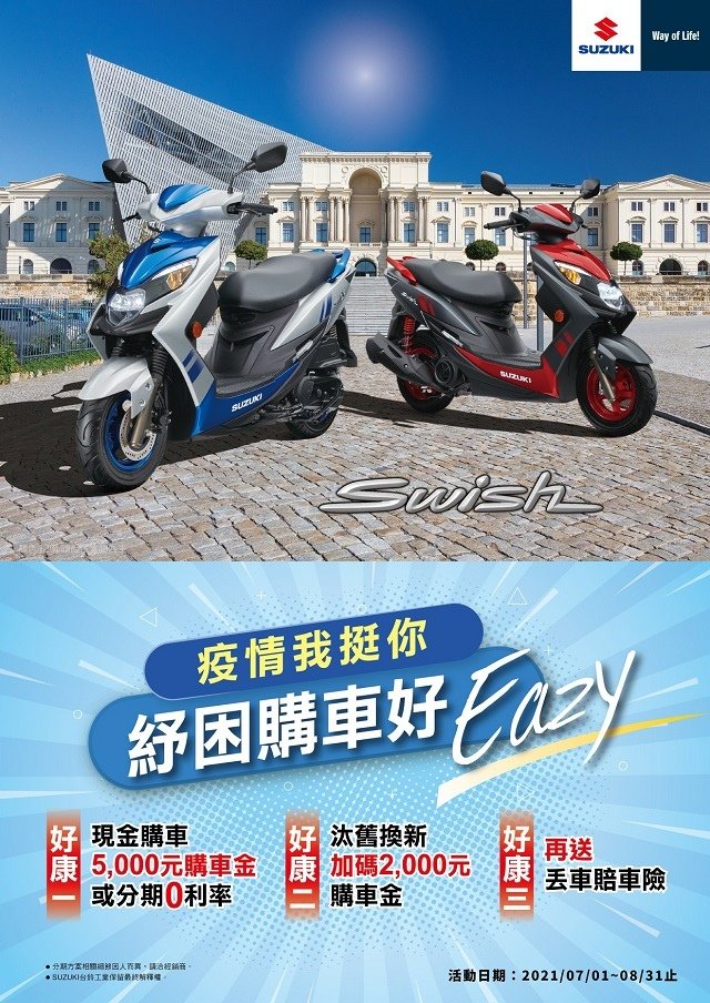 NEX125疫情挺您加碼1200元 超優入手專案62500元 