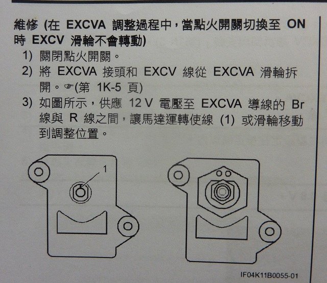 GSX-S1000 故障燈偶而亮起 EXCVA排氣控制閥馬達不會轉動