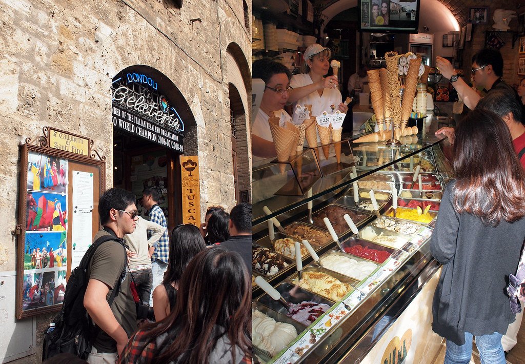 96 San Gimignano 冠軍冰淇淋《Gelateria di Piazza》