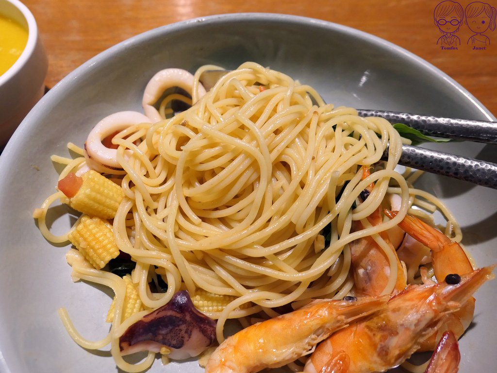 59 金色三麥 商業午餐 清炒白酒海鮮義大利麵.jpg