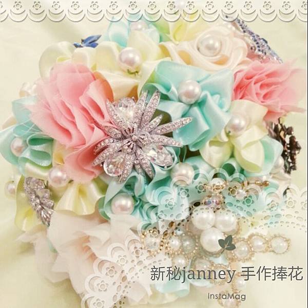 珠寶捧花