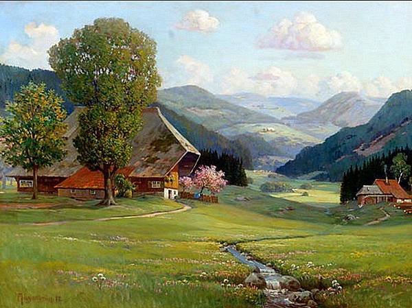 Arnold_Lyongrün,_Frühling_im_Schwarzwald,_1912.jpg