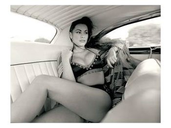 0000-7537-4~Pin-Up-Girl-Back-Seat-Bikini-Posters