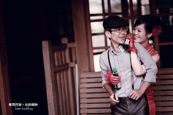 自助婚紗【特濃。百分百】自拍婚紗