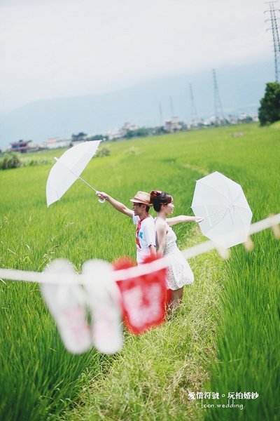 自助婚紗【特濃。百分百】自拍婚紗