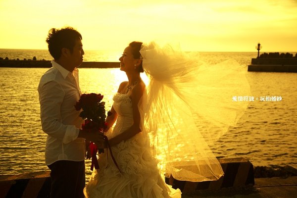 自助婚紗【遇上。愛】自拍婚紗
