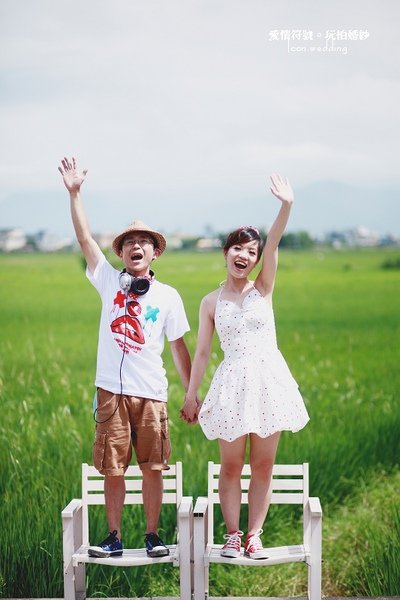 自助婚紗【特濃。百分百】自拍婚紗