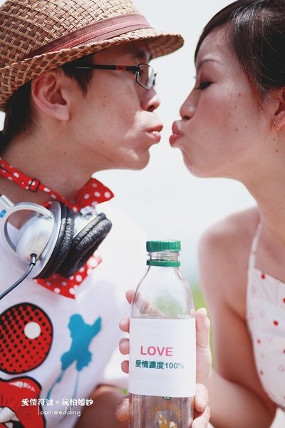 自助婚紗【特濃。百分百】自拍婚紗