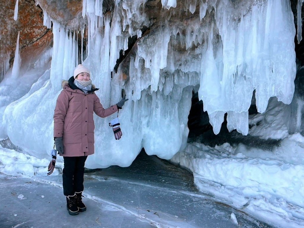 貝加爾湖藍冰(2) - 奧爾洪島 北島