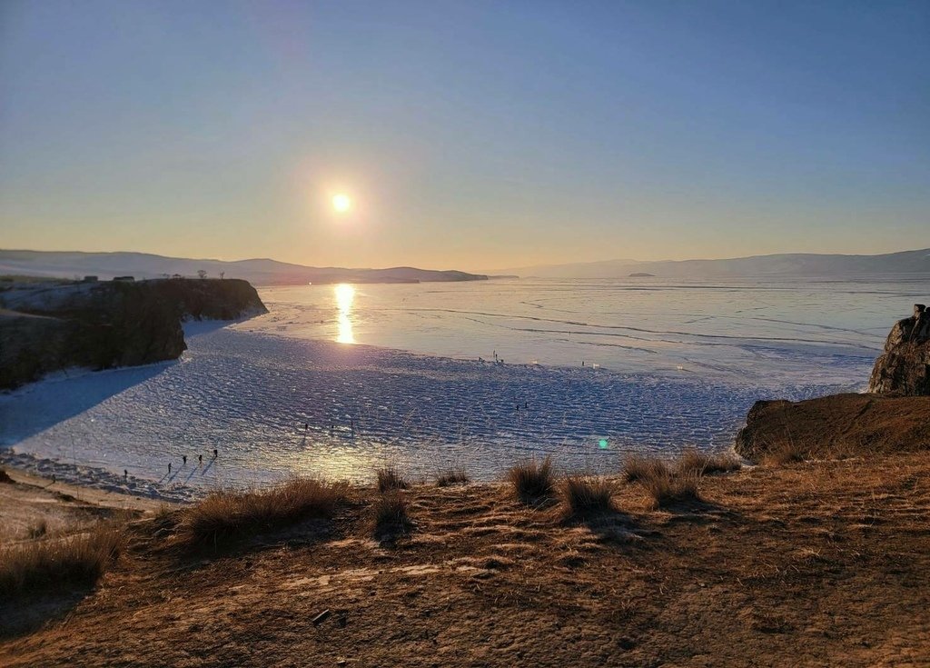 貝加爾湖藍冰(2) - 奧爾洪島 北島