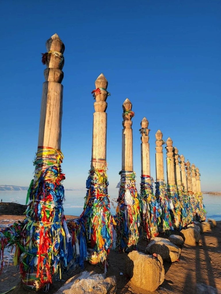貝加爾湖藍冰(2) - 奧爾洪島 北島