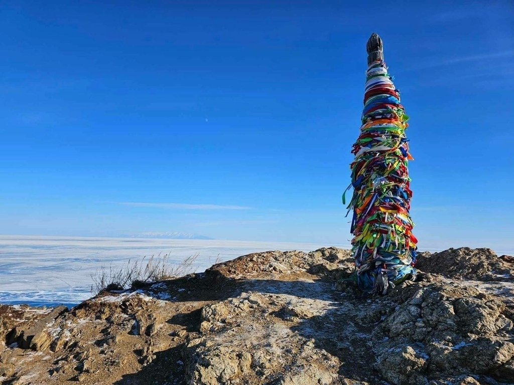 貝加爾湖藍冰(2) - 奧爾洪島 北島