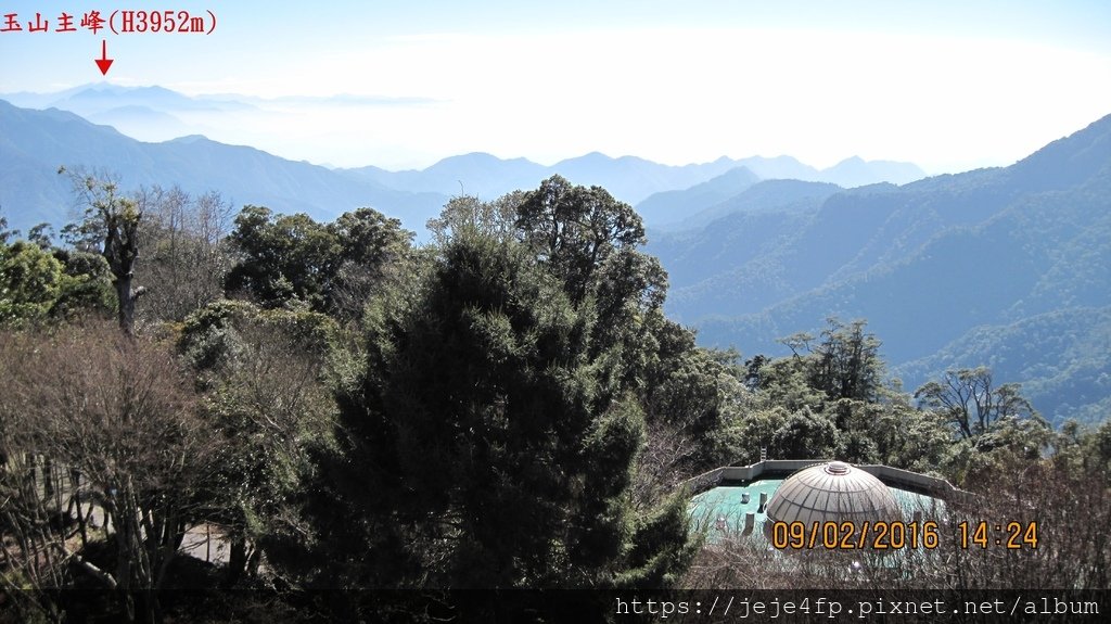 20160209 (79A) 東坑路43km處 [由大雪山森林遊樂區遊客中心眺望群山].JPG