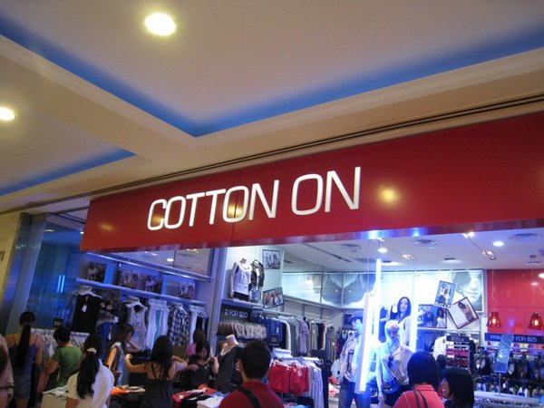 cotton on