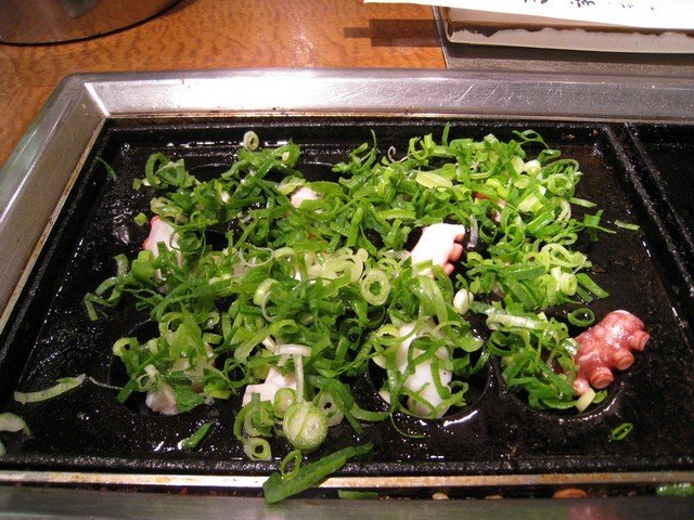 大量的蔥花