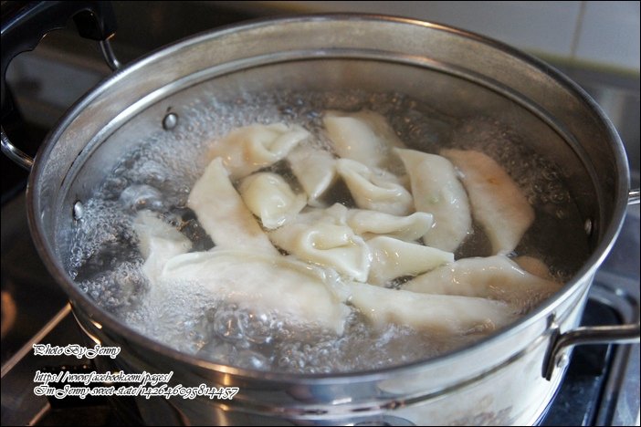 泡菜焗烤水餃1