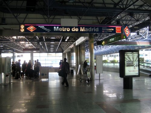 Madrid Airport - Metro Station, Madrid Airport car hire