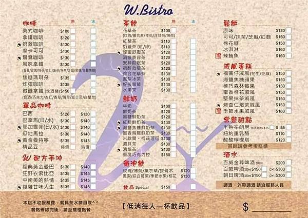 「W.Bistro」在忙與不忙間來場浪漫💞的邂逅~咖啡廳酒吧