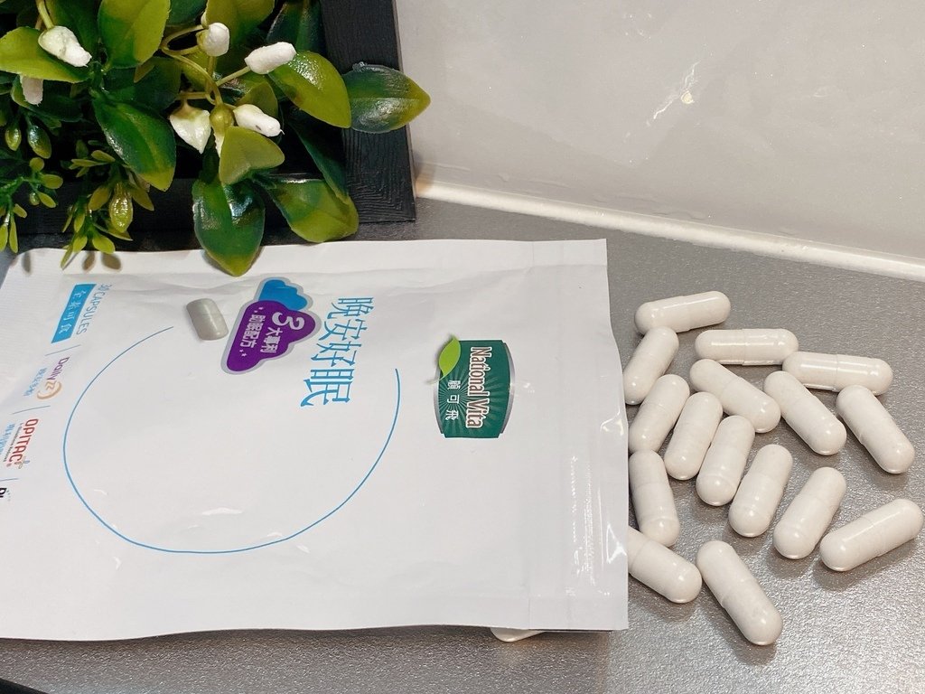 幫助入睡保健食品推薦｜顧可飛｜晚安好眠膠囊｜穀胱甘肽＋GAB