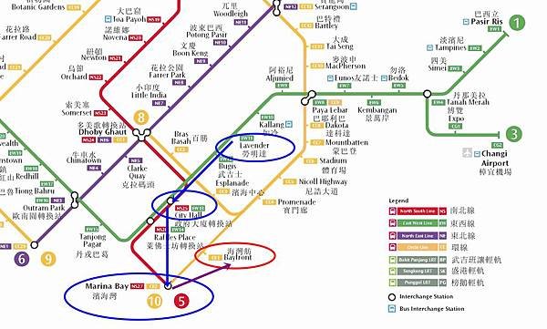 金沙飯店地鐵路線圖