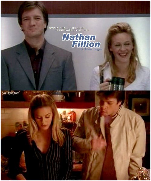 Nathan Fillion with my beloved lady Alicia Silverstone in MISS MATCH