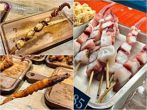 （三重燒烤）準烤生～獨特燒烤醬汁一級棒！雞屁股、豆皮、深海魷