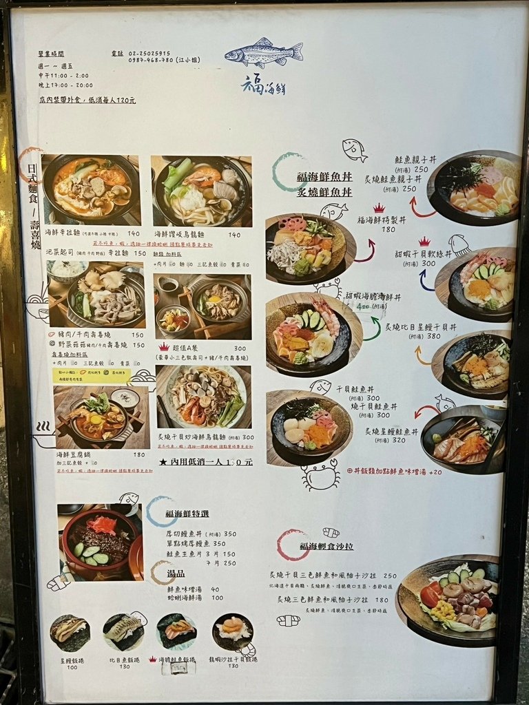 （松江南京丼飯）福海鮮生魚片蓋飯～新開幕每天海鮮新鮮直送！民