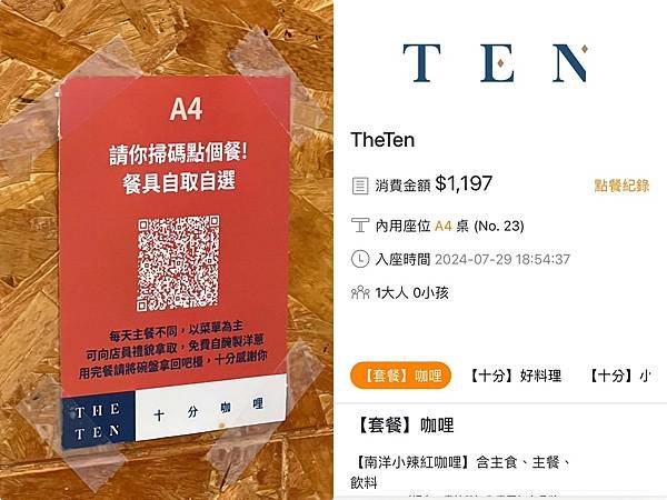 （台北咖哩）十分咖哩 The Ten～紅與黑的對決！南洋紅咖