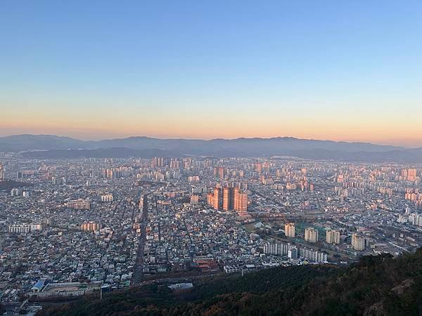 2023 韓國釜山痛風之旅 大邱 前山公園夜景