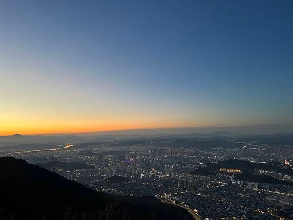 2023 韓國釜山痛風之旅 大邱 前山公園夜景