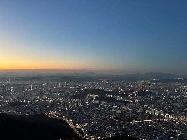 2023 韓國釜山痛風之旅 大邱 前山公園夜景