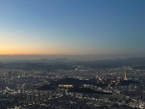 2023 韓國釜山痛風之旅 大邱 前山公園夜景