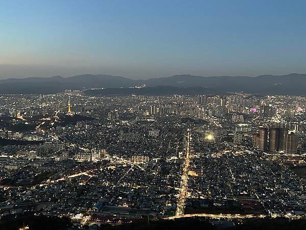 2023 韓國釜山痛風之旅 大邱 前山公園夜景