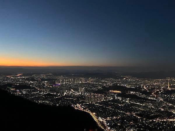 2023 韓國釜山痛風之旅 大邱 前山公園夜景