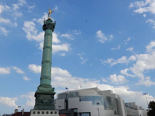 【法國%2F巴黎 Paris】Place de la Bastille 巴士底廣場(參觀完雨果紀念館之後經過這裡)