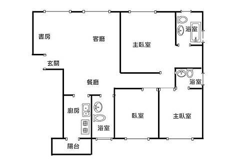 合雄君璽露臺戶格局圖