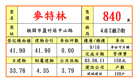 麥特林840