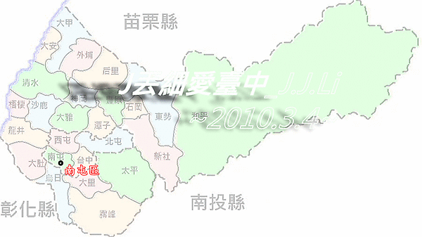南屯區位置圖