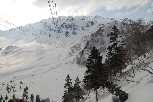 白雪覆蓋的立山