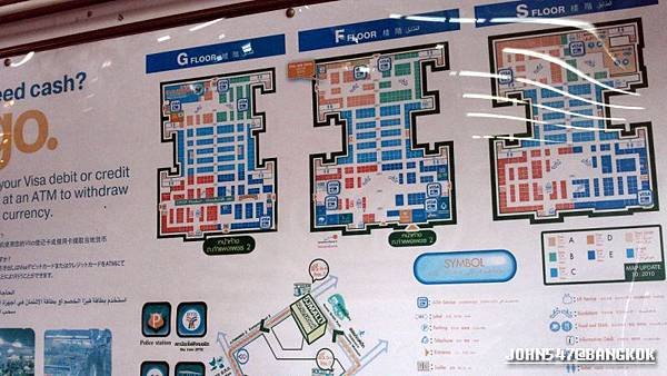 曼谷 恰圖恰市集旁的jj mall百貨 5 map