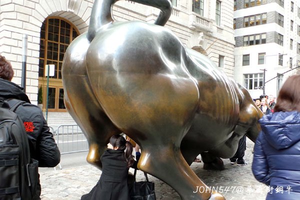 紐約觀光-華爾街銅牛 Wall Street Charging Bull4