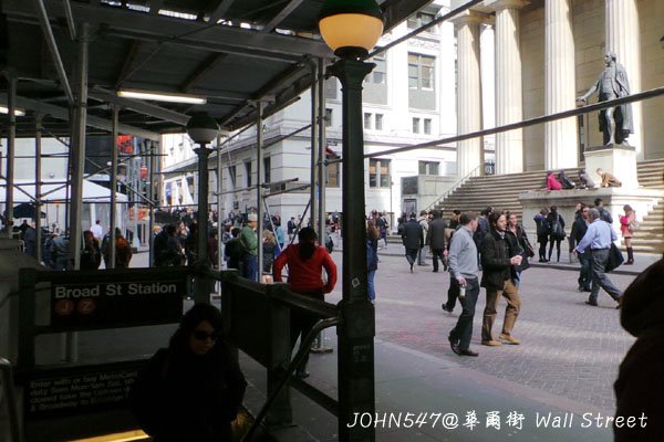 紐約觀光景點 華爾街 Wall Street SUBWAY