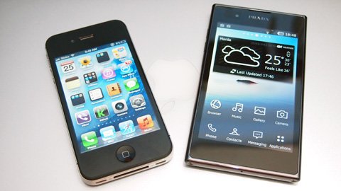 LG Prada 3 and iPhone 4s