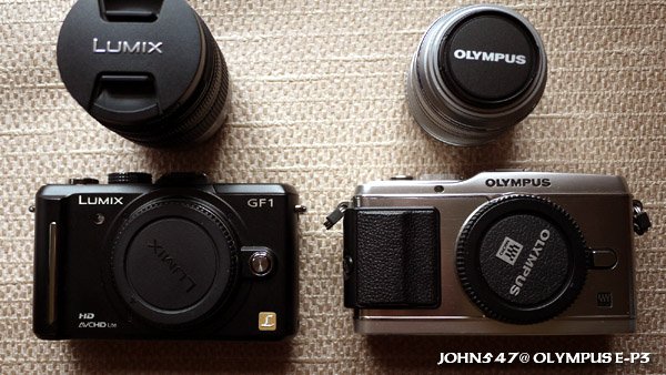 OLYMPUS E-P3 vs panasonic GF1