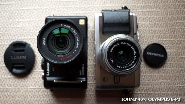 OLYMPUS E-P3 vs panasonic GF1 3