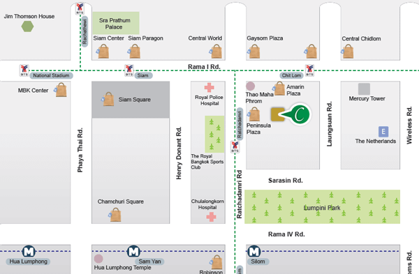 Grande Centre Point Hotel  MAP