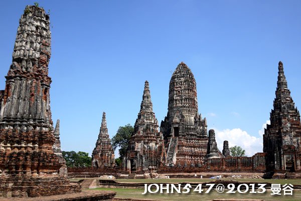 泰國 大城 Ayutthaya 阿育塔亞-22.柴瓦塔娜蘭寺 Wat Chai watthanaram2