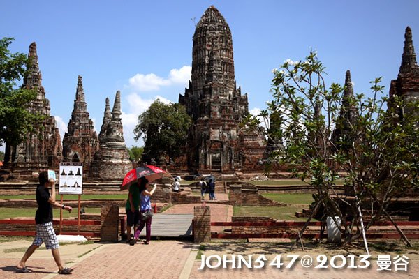 泰國 大城 Ayutthaya 阿育塔亞-22.柴瓦塔娜蘭寺 Wat Chai watthanaram