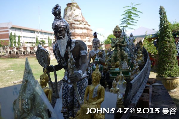 泰國 大城 Ayutthaya 阿育塔亞-24.塔米卡拉特寺 Wat Thammikarat3