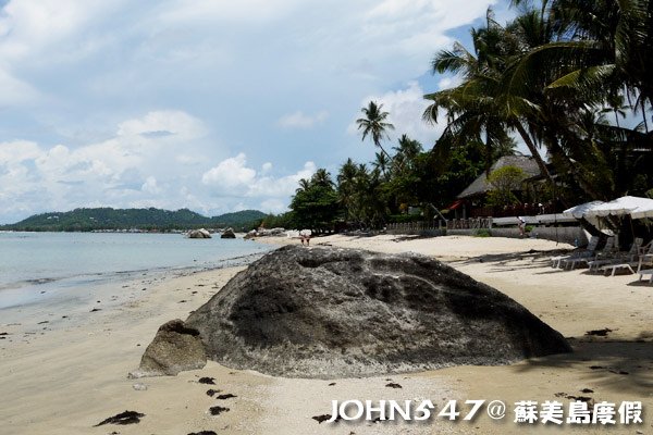 蘇美島騎機車環島7.Hua Thanon Beach 華塔儂海灘4.jpg